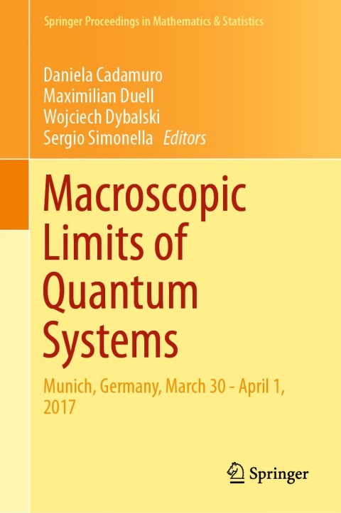 Cover image for book Macroscopic Limits of Quantum Systems