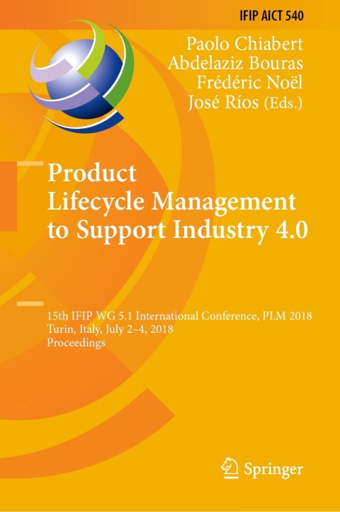 Cover image for book Product Lifecycle Management to Support Industry 4.0