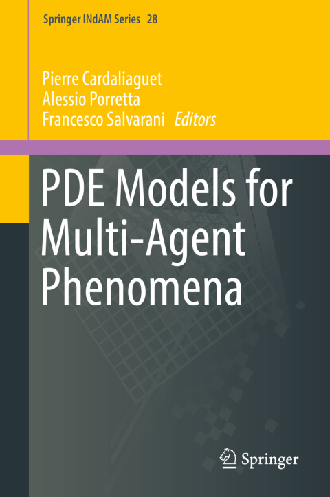 Cover image for book PDE Models for Multi-Agent Phenomena