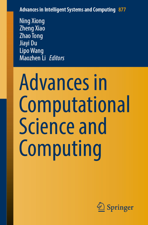 Cover image for book Advances in Computational Science and Computing