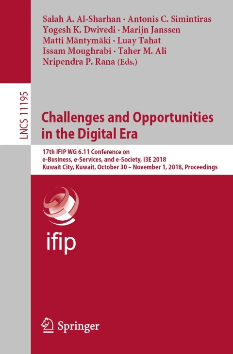 Cover image for book Challenges and Opportunities in the Digital Era
