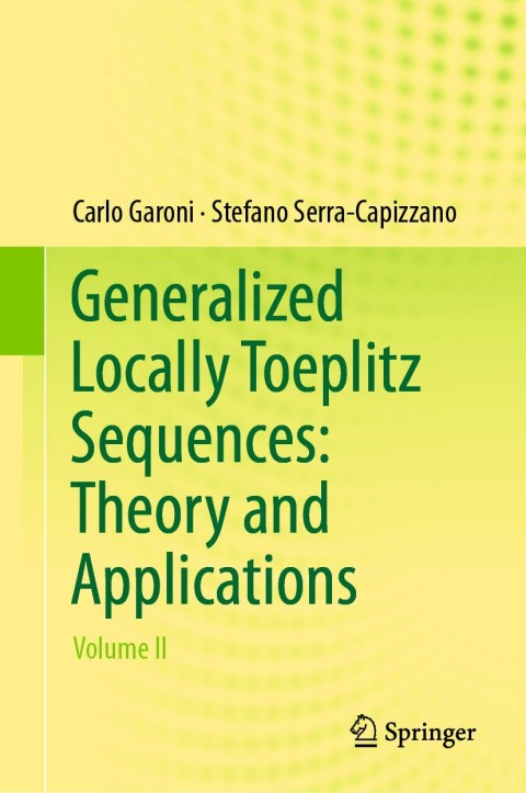 Cover image for book Generalized Locally Toeplitz Sequences: Theory and Applications