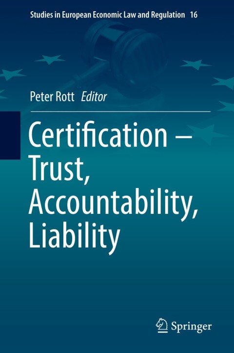 Cover image for book Certification – Trust, Accountability, Liability