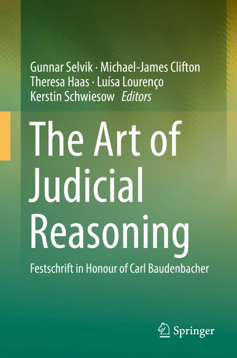 Cover image for book The Art of Judicial Reasoning