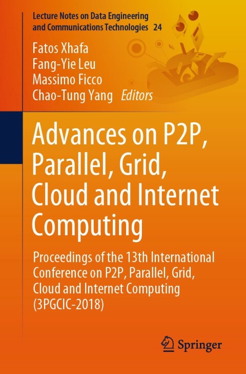 Cover image for book Advances on P2P, Parallel, Grid, Cloud and Internet Computing
