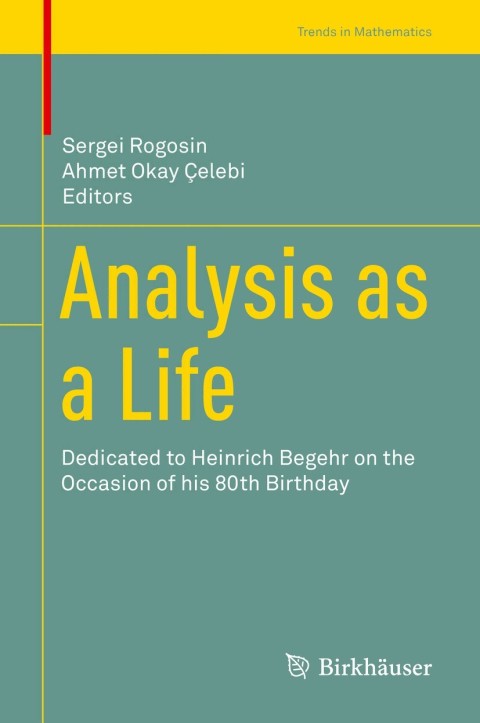 Cover image for book Analysis as a Life
