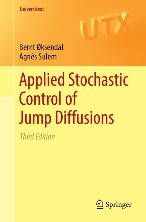 Cover image for book Applied Stochastic Control of Jump Diffusions
