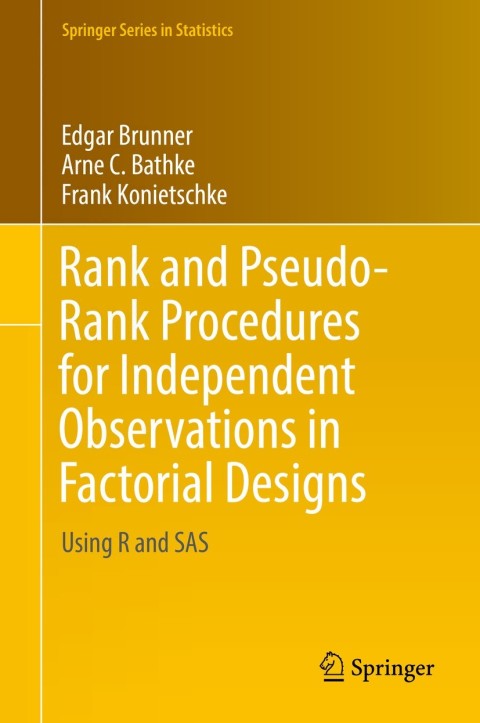 Cover image for book Rank and Pseudo-Rank Procedures for Independent Observations in Factorial Designs