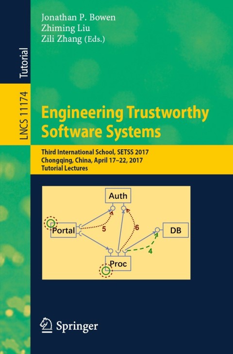Cover image for book Engineering Trustworthy Software Systems