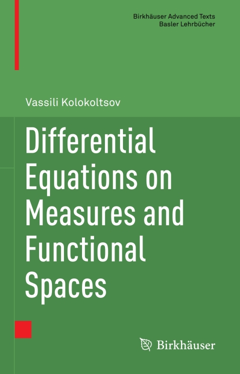 Cover image for book Differential Equations on Measures and Functional Spaces