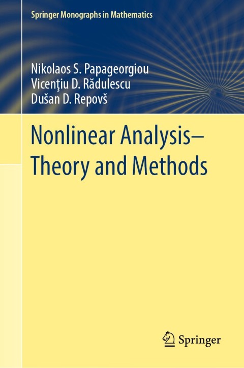 Cover image for book Nonlinear Analysis - Theory and Methods