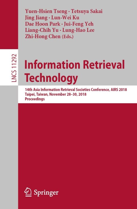 Cover image for book Information Retrieval Technology