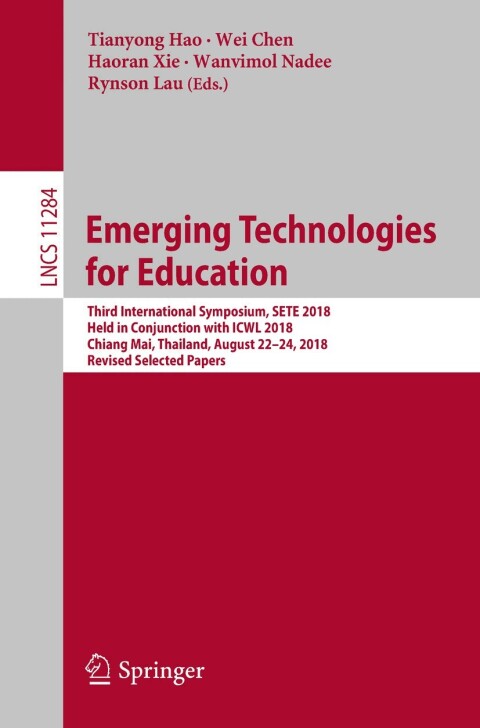Cover image for book Emerging Technologies for Education