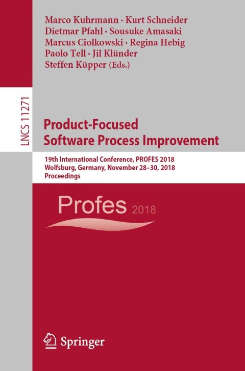 Cover image for book Product-Focused Software Process Improvement
