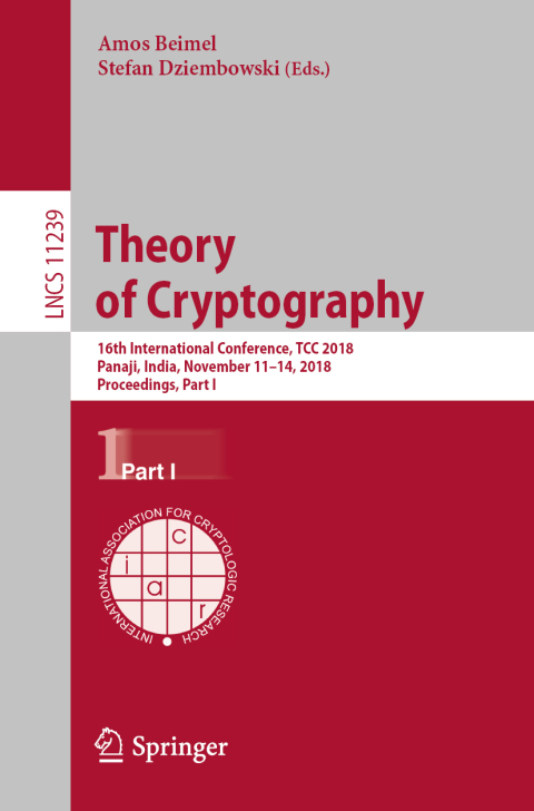 Cover image for book Theory of Cryptography