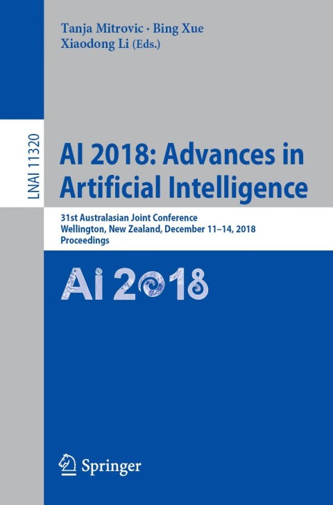 Cover image for book AI 2018: Advances in Artificial Intelligence