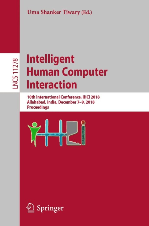 Cover image for book Intelligent Human Computer Interaction