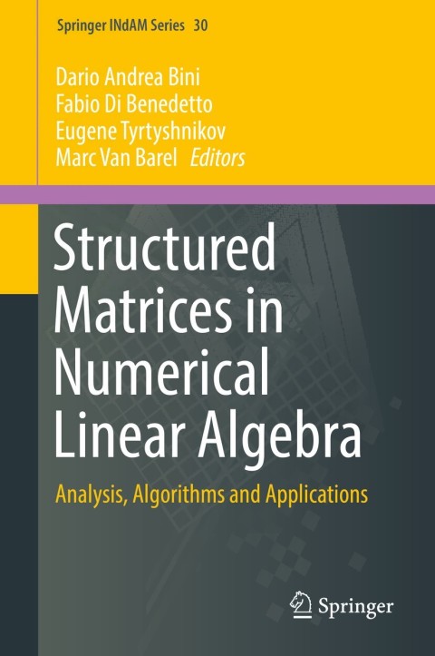 Cover image for book Structured Matrices in Numerical Linear Algebra