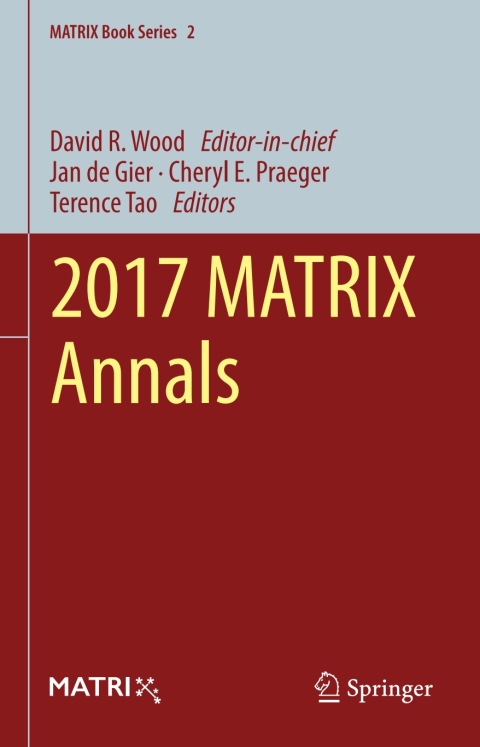 Cover image for book 2017 MATRIX Annals