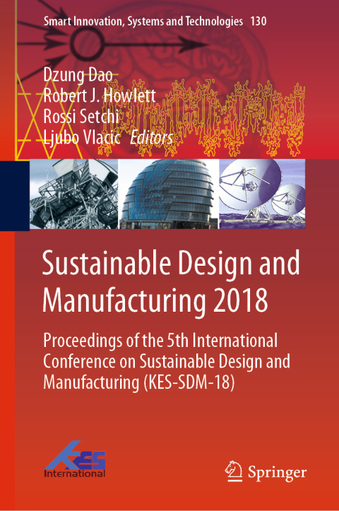 Cover image for book Sustainable Design and Manufacturing 2018