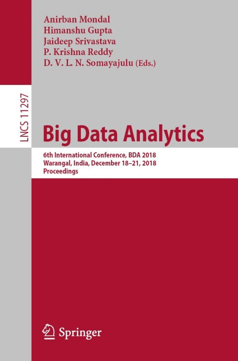 Cover image for book Big Data Analytics