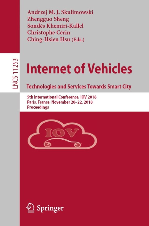 Cover image for book Internet of Vehicles. Technologies and Services Towards Smart City