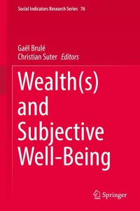 Cover image: Wealth(s) and Subjective Well-Being 9783030055349