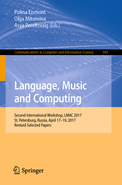 Cover image for book Language, Music and Computing