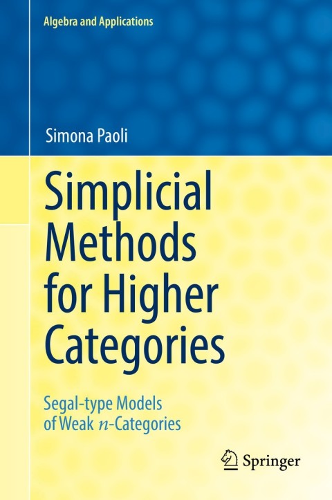 Cover image for book Simplicial Methods for Higher Categories