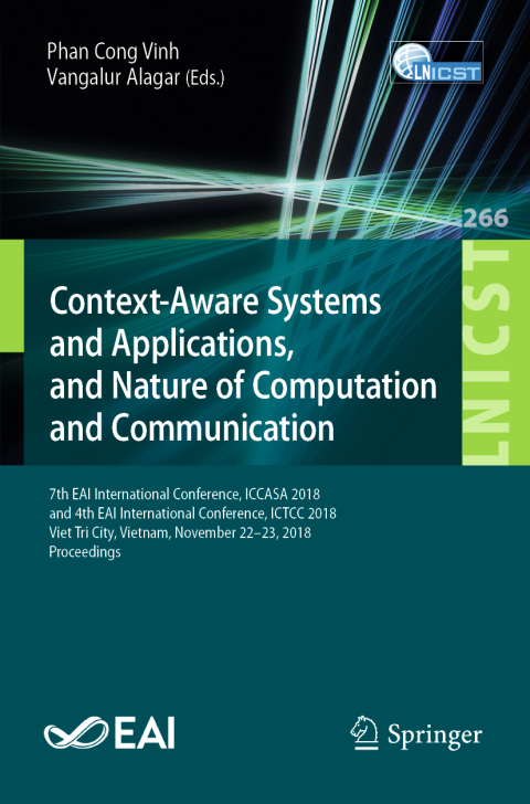 Cover image for book Context-Aware Systems and Applications, and Nature of Computation and Communication