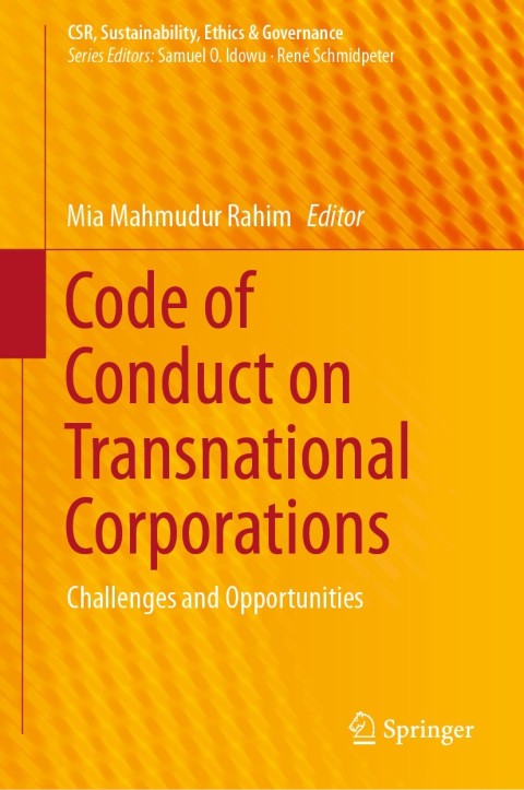 Cover image for book Code of Conduct on Transnational Corporations