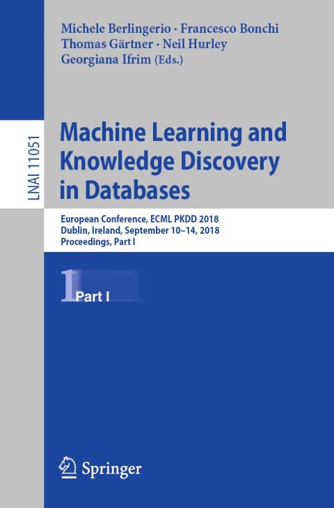 Cover image for book Machine Learning and Knowledge Discovery in Databases