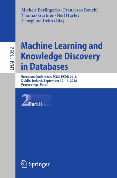 Cover image for book Machine Learning and Knowledge Discovery in Databases