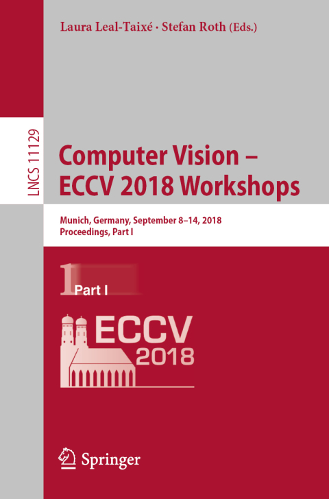 Cover image for book Computer Vision – ECCV 2018 Workshops