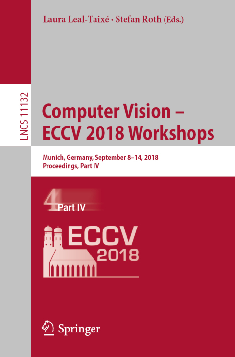 Cover image for book Computer Vision – ECCV 2018 Workshops