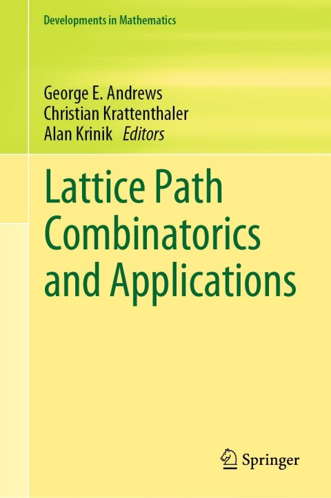 Cover image for book Lattice Path Combinatorics and Applications