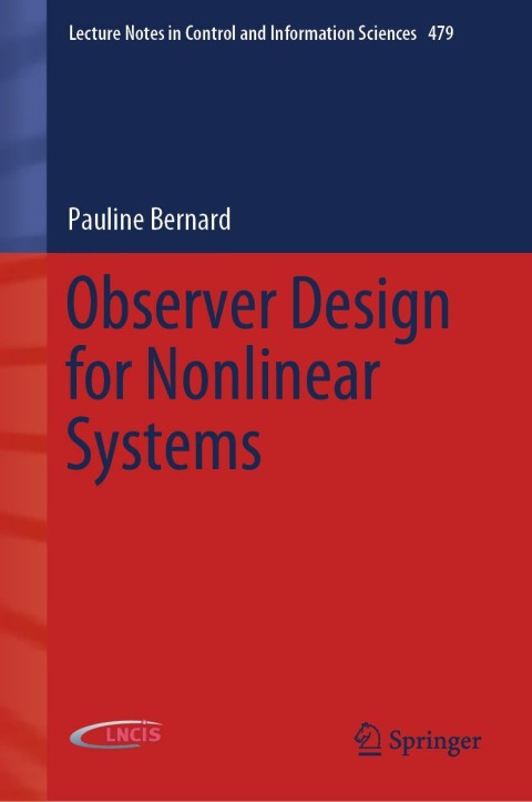 Cover image for book Observer Design for Nonlinear Systems