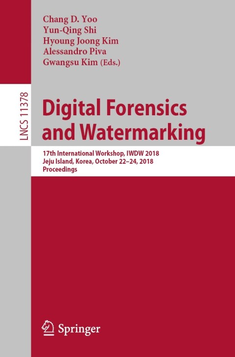 Cover image for book Digital Forensics and Watermarking