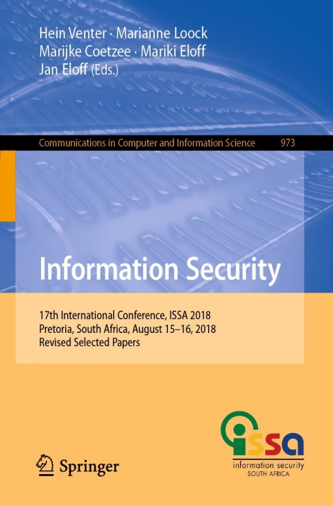Cover image for book Information Security