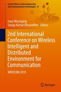 Cover image: 2nd International Conference on Wireless Intelligent and Distributed Environment for Communication 9783030114367