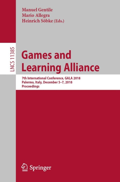 Cover image for book Games and Learning Alliance