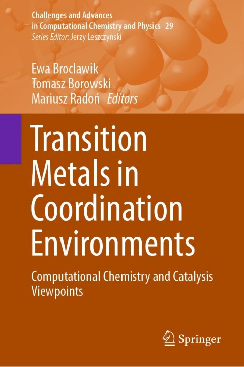Cover image for book Transition Metals in Coordination Environments