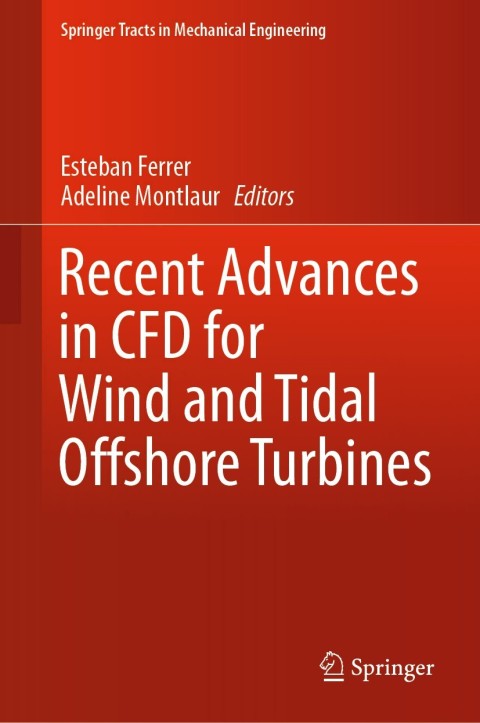 Cover image for book Recent Advances in CFD for Wind and Tidal Offshore Turbines