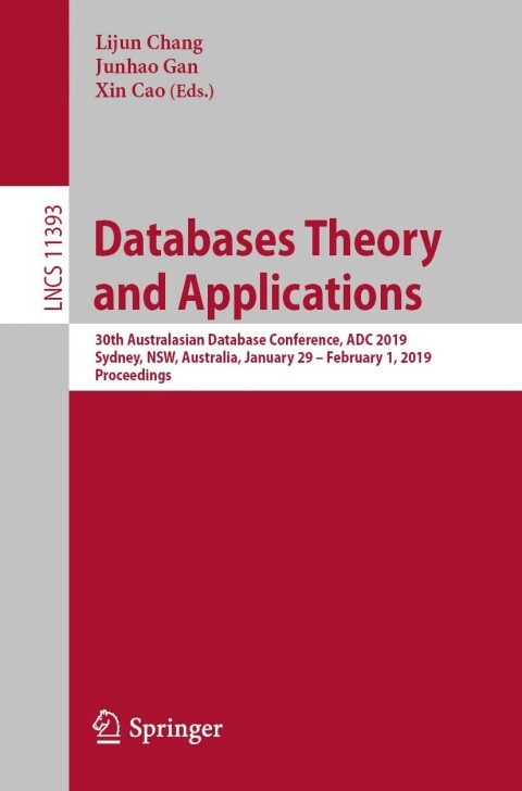 Cover image for book Databases Theory and Applications