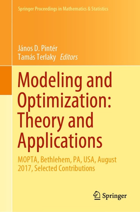 Cover image for book Modeling and Optimization: Theory and Applications