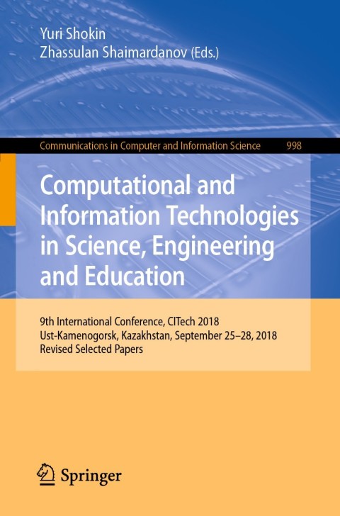 Cover image for book Computational and Information Technologies in Science, Engineering and Education