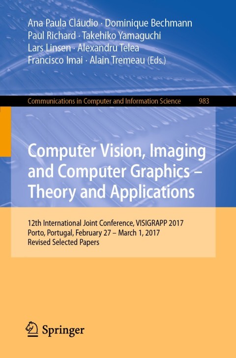 Cover image for book Computer Vision, Imaging and Computer Graphics – Theory and Applications