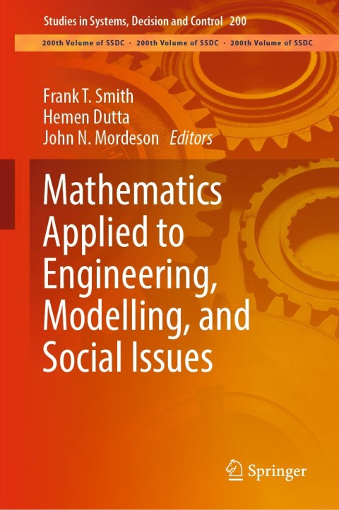 Cover image for book Mathematics Applied to Engineering, Modelling, and Social Issues