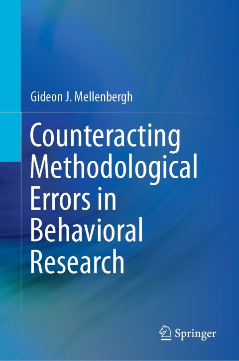 Cover image for book Counteracting Methodological Errors in Behavioral Research