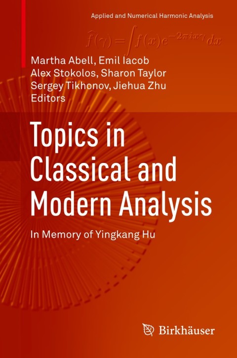 Cover image for book Topics in Classical and Modern Analysis